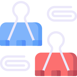 Binder clip icon