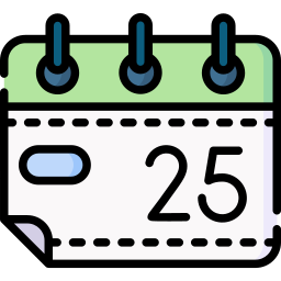 kalendarz ścienny ikona