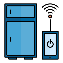 Smart fridge icon