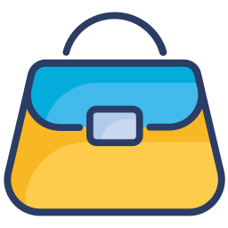 Woman bag icon