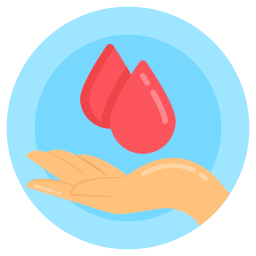 Blood donation icon