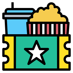 Cinema tickets icon