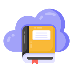 Digital library icon