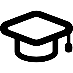 chapeau de remise de diplôme Icône