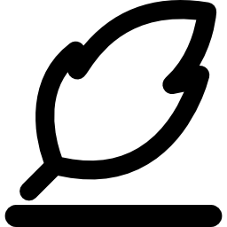 Feather writing tool icon
