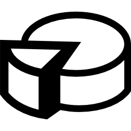 お金の円形の円のグラフィック icon