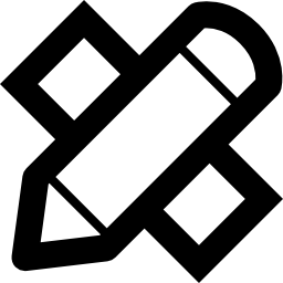 bleistift- und linealschulwerkzeuge icon