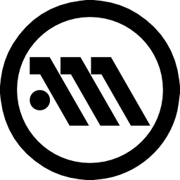 symbole du logo du métro d'athènes Icône