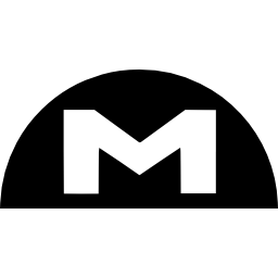 logotipo del metro de lyon icono