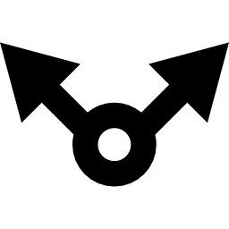 Two arrows symbol icon