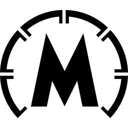 metro-logo van novosibirsk icoon