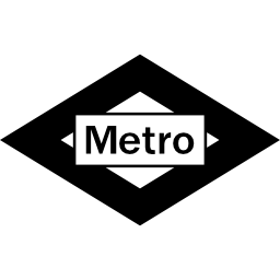 logotipo del metro de madrid icono