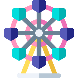 Ferris wheel icon