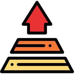 피라미드 차트 icon