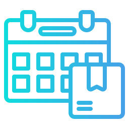 calendrier de livraison Icône