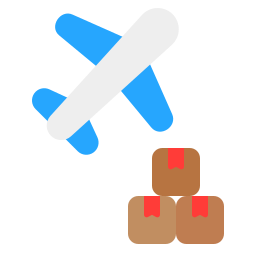 flete aéreo icono