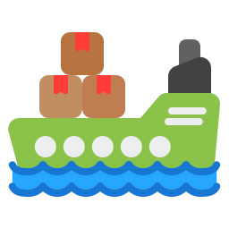 Cargo ship icon