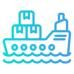 Cargo ship icon