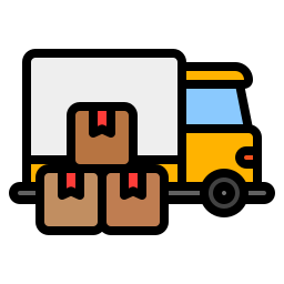 camion delle consegne icona