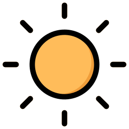 luz do dia Ícone