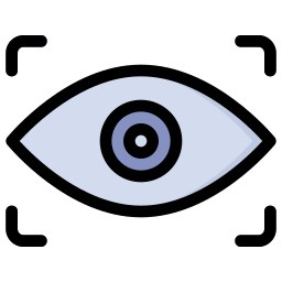 Red eye icon