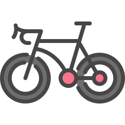 bicicleta de carretera icono