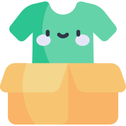 Clothes donation icon