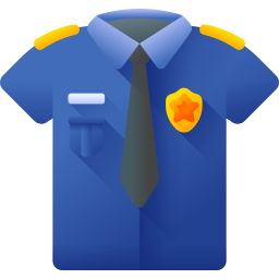 uniforme de policier Icône