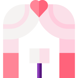 Wedding arch icon