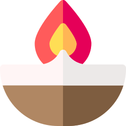 Oil lamp icon