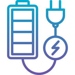 Rechargeable battery icon