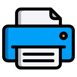 Fax machine icon