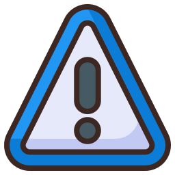 triangle d'avertissement Icône