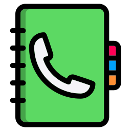 Phone book icon