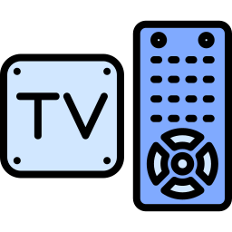 scatola televisiva icona
