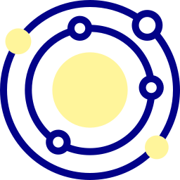 układ słoneczny ikona