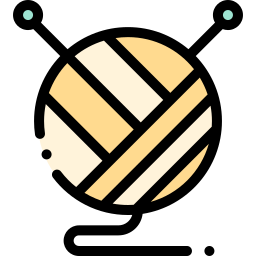 Wool ball icon