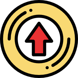 flecha arriba icono