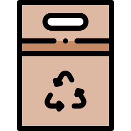 papieren zak icoon