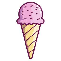 cucurucho de helado icono