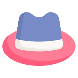 chapeau fedora Icône