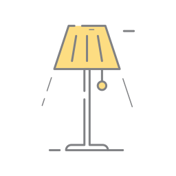 lampa podłogowa ikona