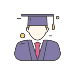 männlicher student icon