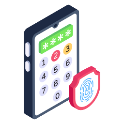 Mobile password icon