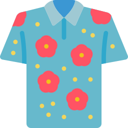 camisa hawaiana icono