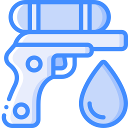 pistola de agua icono