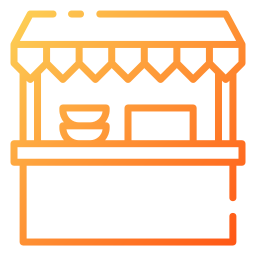 Food stall icon