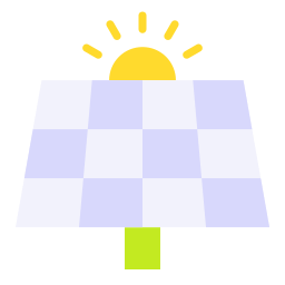 Solar panel icon