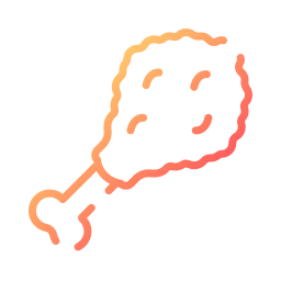 Fried chicken icon