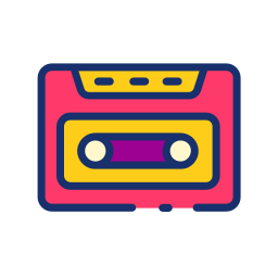 Cassette tape icon